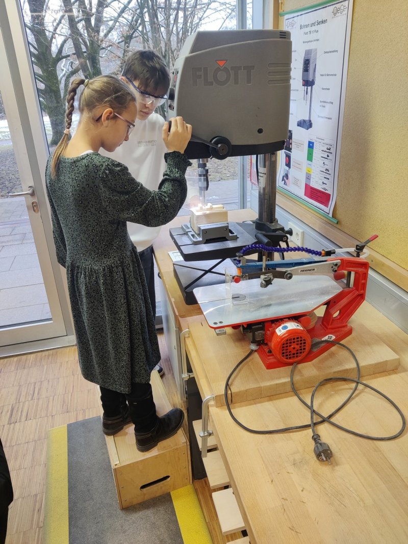 Tag der offenen Tür Technik Bereich.