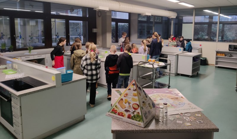 Tag der offenen Tür AES Bereich.